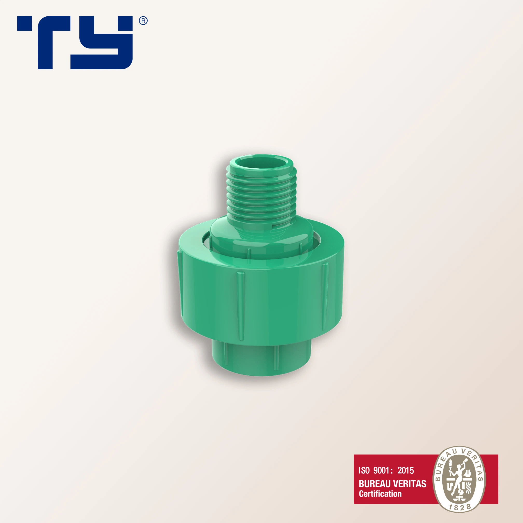 PVC (UPVC/Plastic) Presure Green Tube Pipe Fitting Adaptor for BS Standard