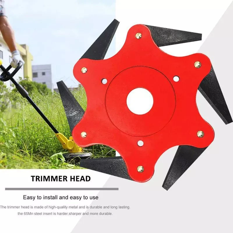 Professional Steel 6 Steel Trimmer Head Premium Upgraded Steel Trimmer Head Garden Tool