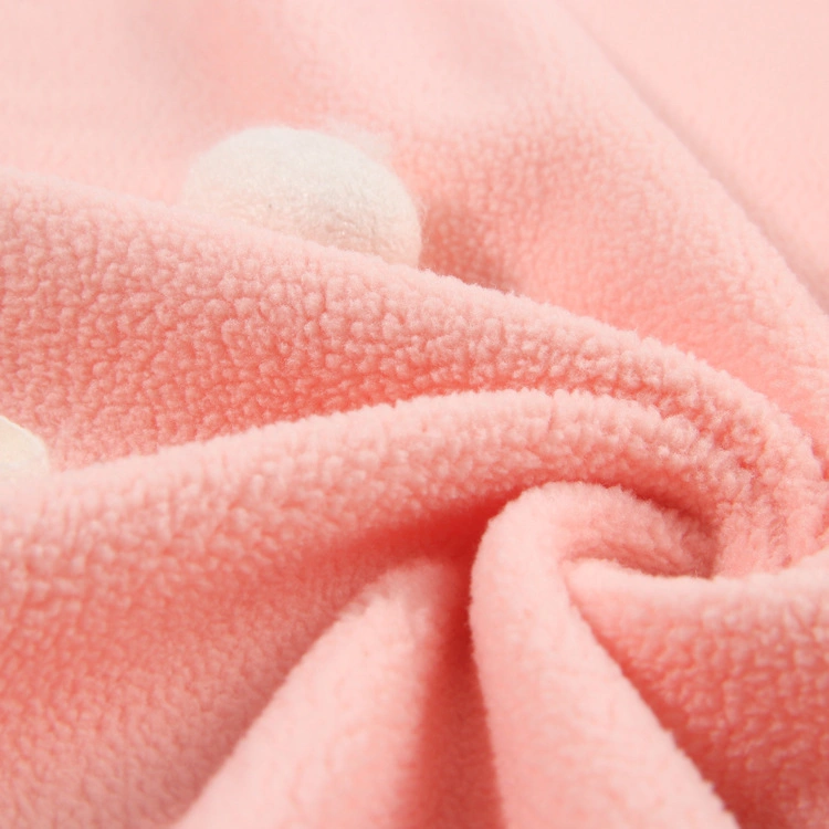 Wholesale/Supplier Fabric Market Polyester Interlock Fleece Decorative Textile Polar Fabric for Lining