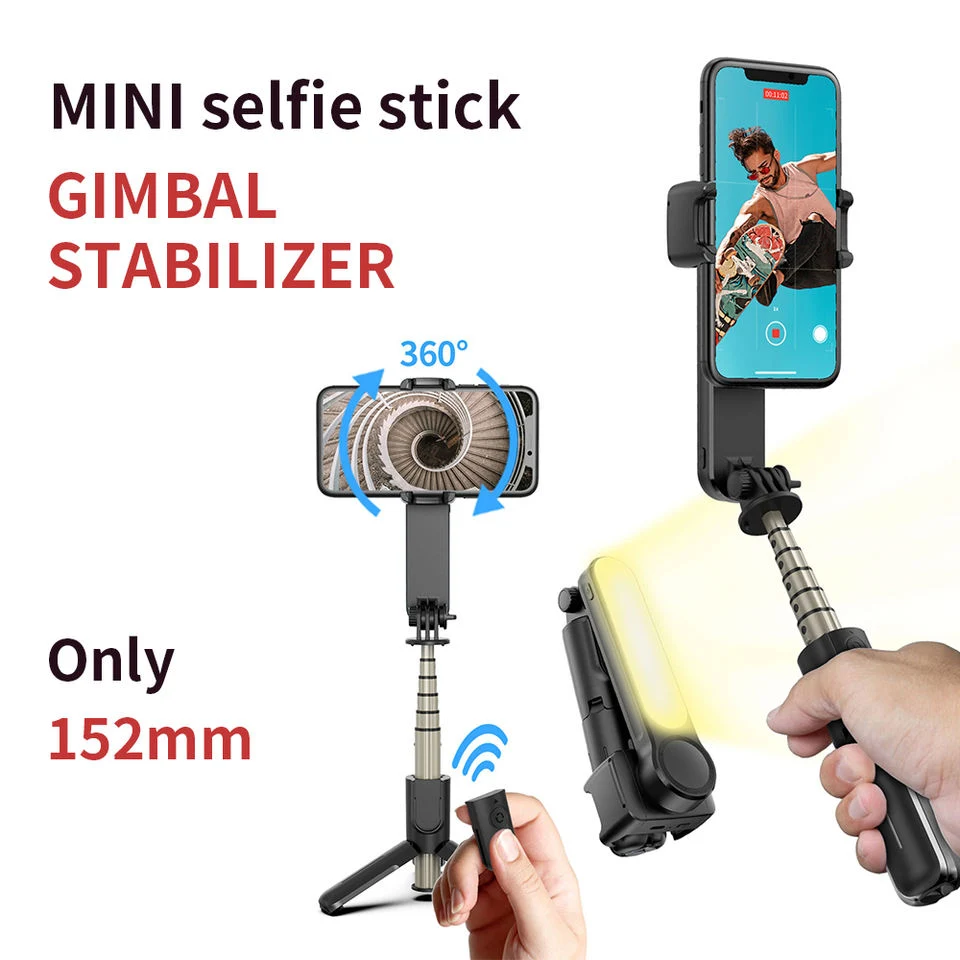 L09 popular câmara remota flexível sem fios liga de alumínio Monopod Selfie Stick Tripé dobrável