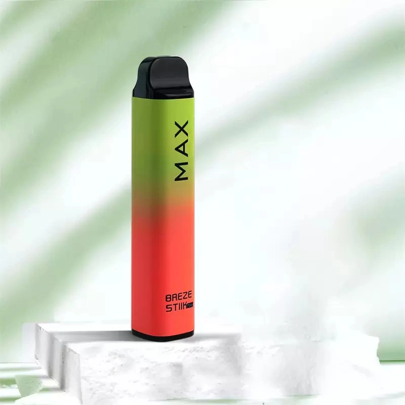 New Breze Stiik Max Vape 1800 Puffs Disposable/Chargeable Electronic Cigarette E Cigarettes Device 6ml Pod Vapaes Pen 8 Colors 950mAh Kits 100% Original Vs Gunpod