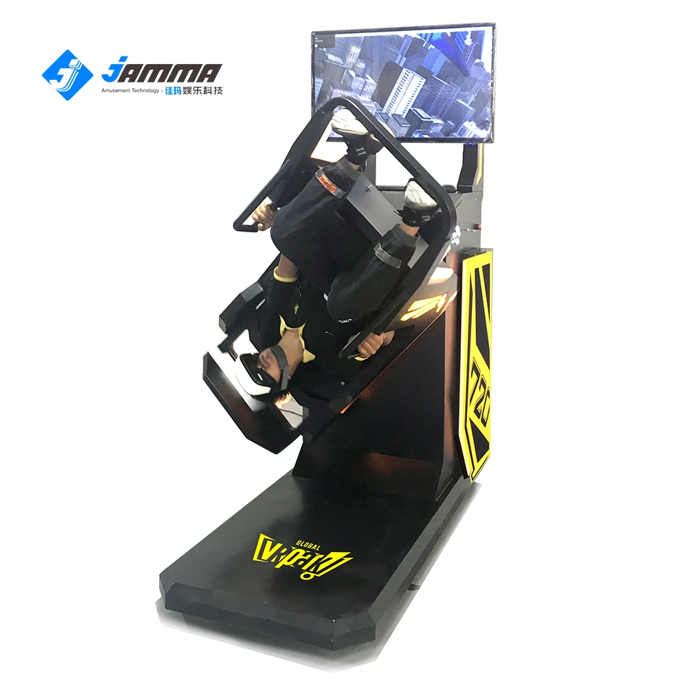 Halo Vr 720 Flight Simulator Asiento giratorio de 360 Flip Roller Coaster Simulator