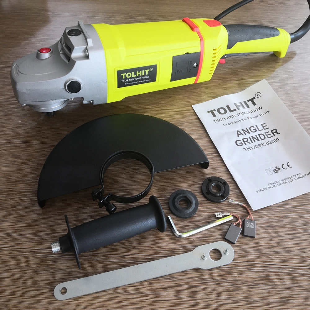 Tolhit Factory Wholesale/Supplier 230mm Angle Grinder professional Electric Power Tools