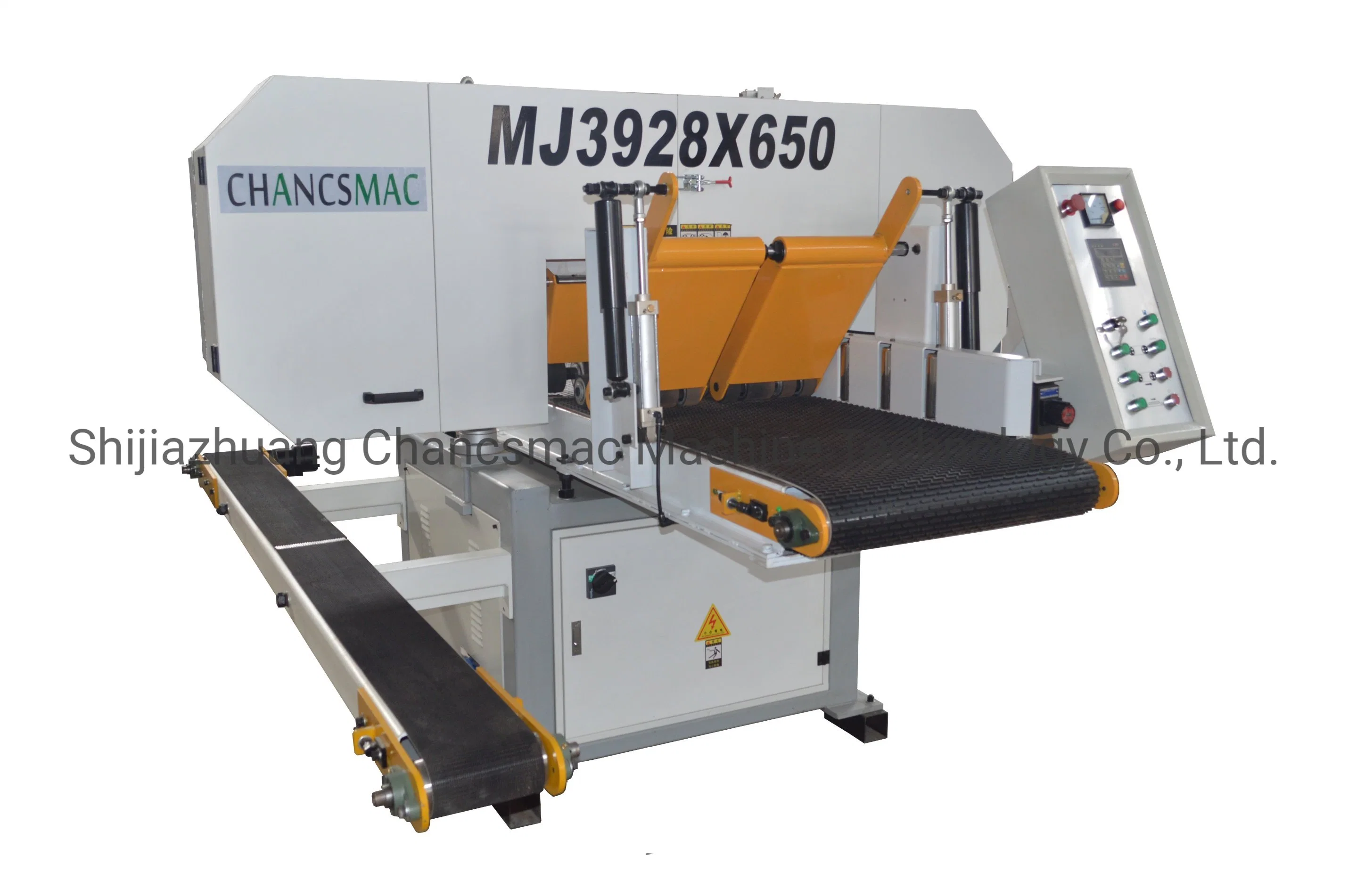 High Precision Horizontal Wood Cutting Band Saw Machine