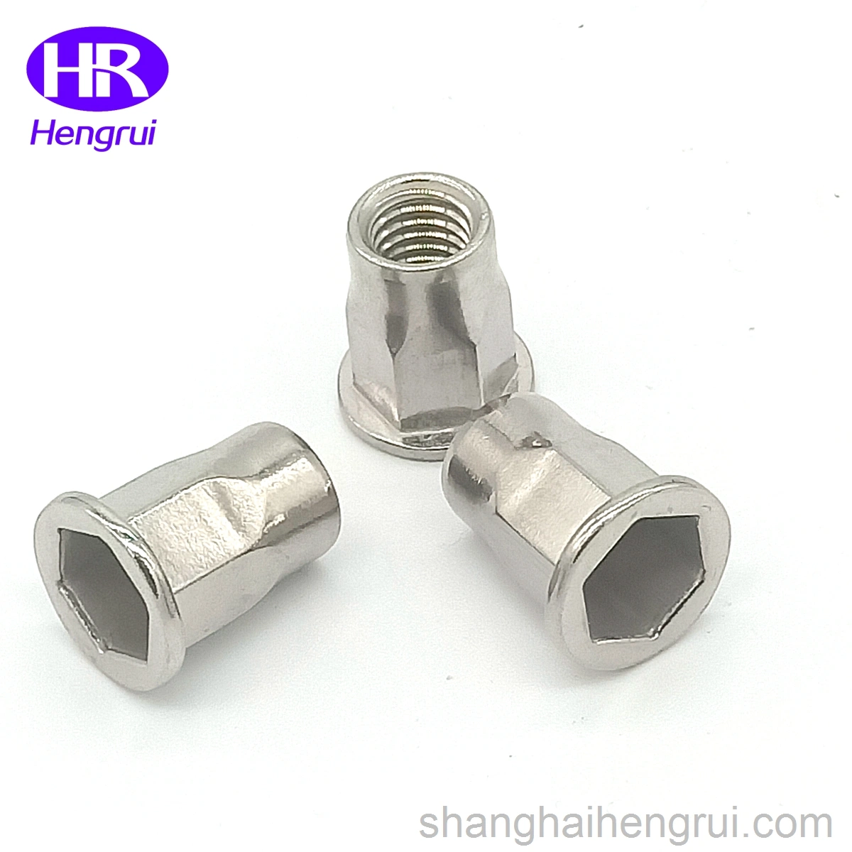 Yellow Zinc GB/T 17880.1 Carbon Steel Stainless Steel Self Clinching Rivet Nut