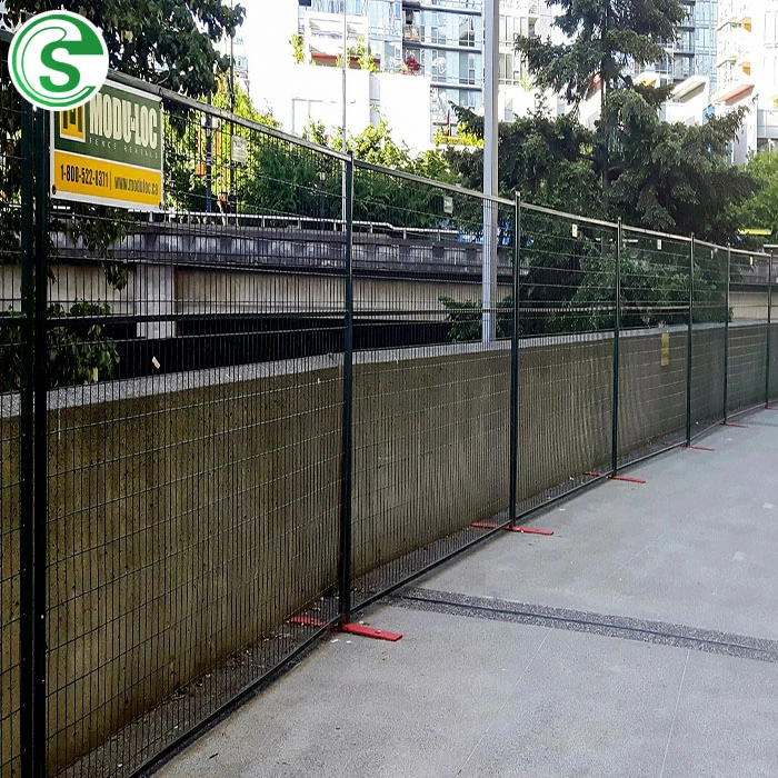 Durável Canadá construção galvanizou temporariamente Fence Solid Fencing temporário