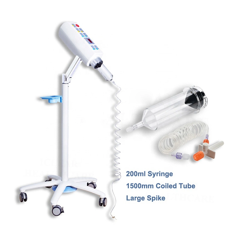 Injecteur de puissance haute pression à double seringue simple pour IRM CT Angiographie DSA