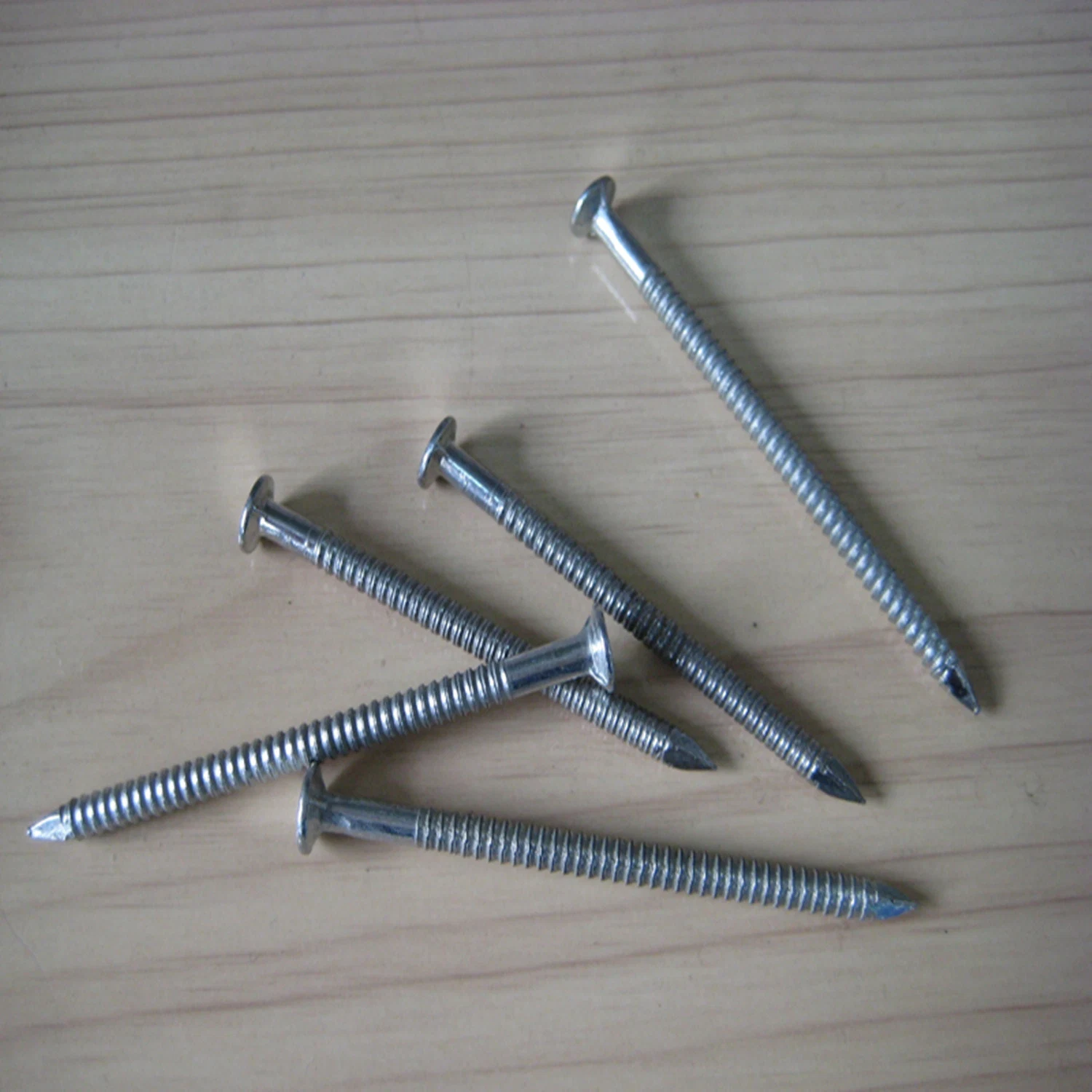 Reliable Quality Electron Galvanized Ring Shank Nail/Screw Nail Flat Head Electronic Galvanized 2&prime; &prime;