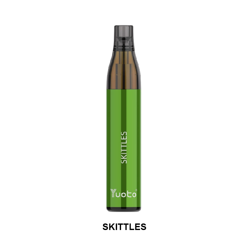 El 16 de sabores Yuoto botella Max 600 Puff 2ml de líquido E 400mAh Batería de litio de 2% de la nicotina de la bobina de malla con Tpd pluma vapores OEM