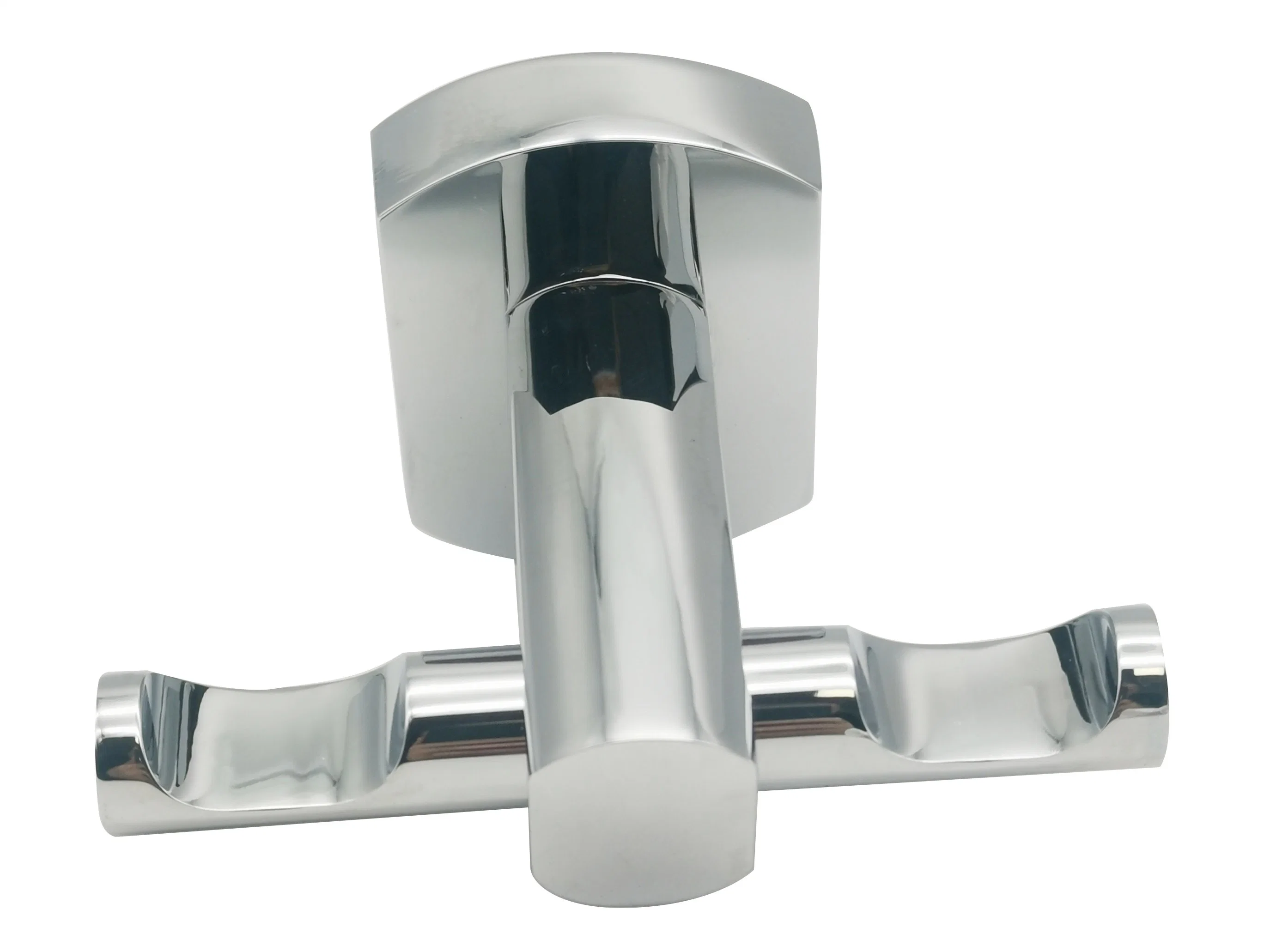 Modern Wall Mounted Chrome Plated Bathroom Accessories Double Coat Hooks (NC50056)