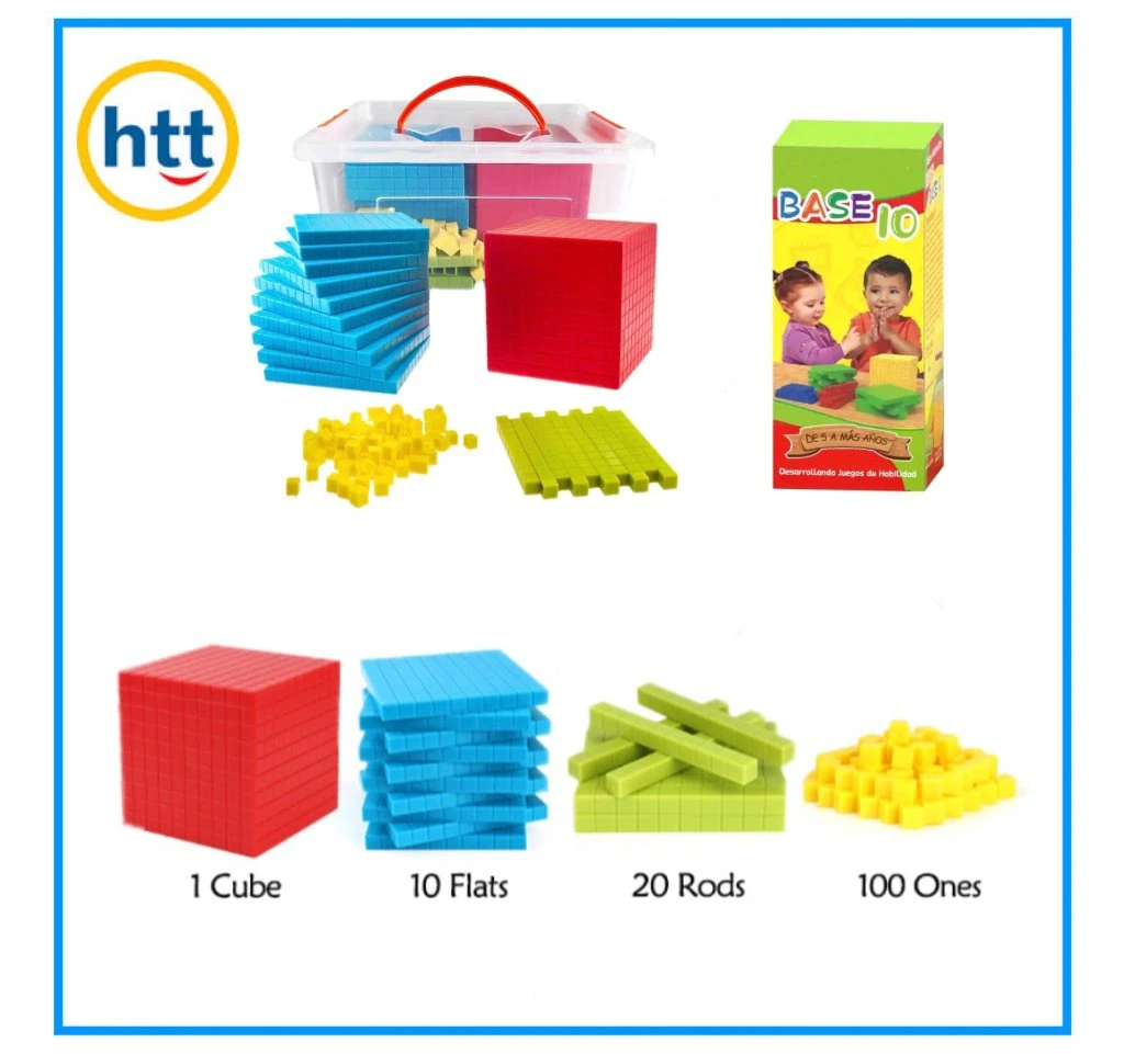 Htttoys Base Ten Cube Smart Math Learning Toys Factory