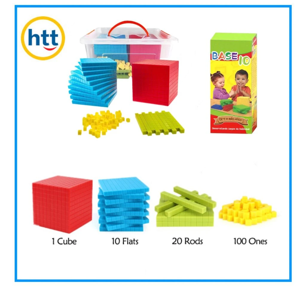 Htttoys base Ten Cube Smart Math Learning Toys Factory