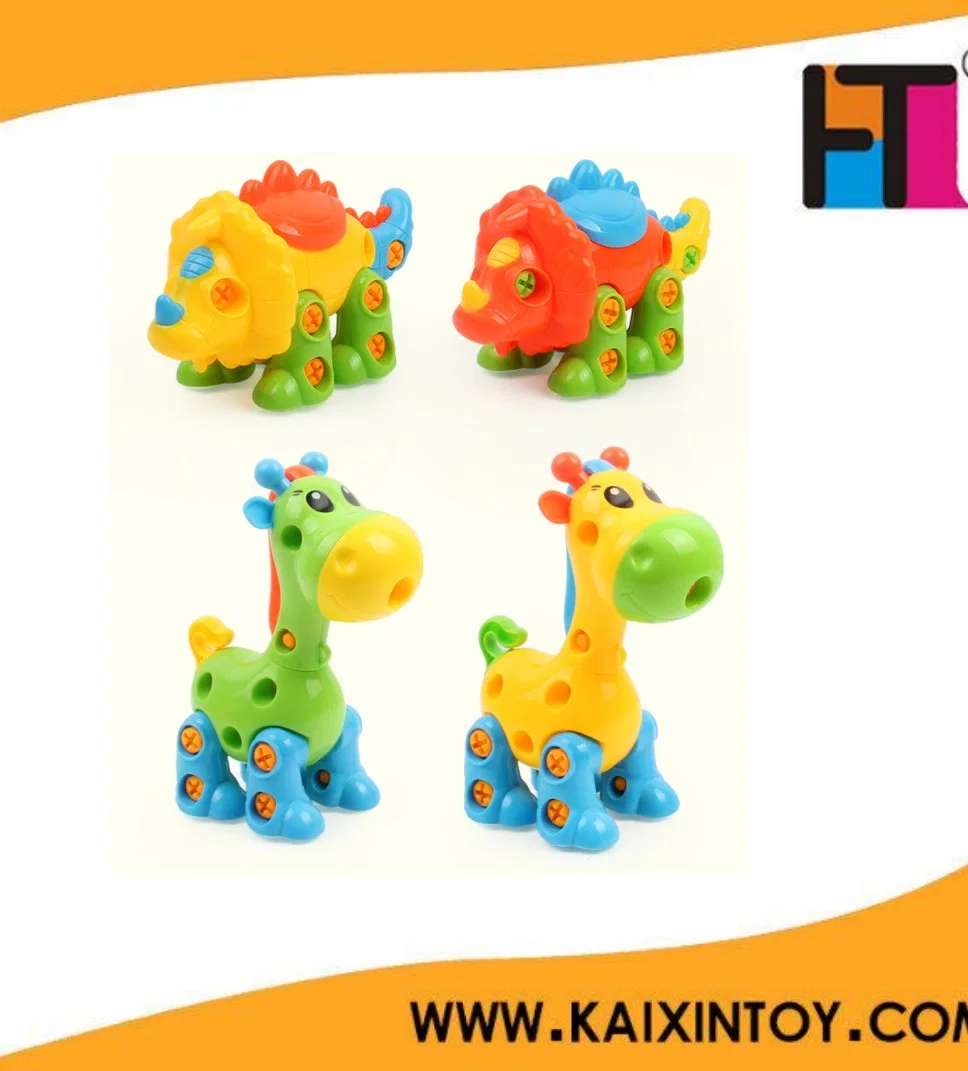 Education Children Plastic Elephant Cartoon Toy DIY Toy with En71 (10222098)