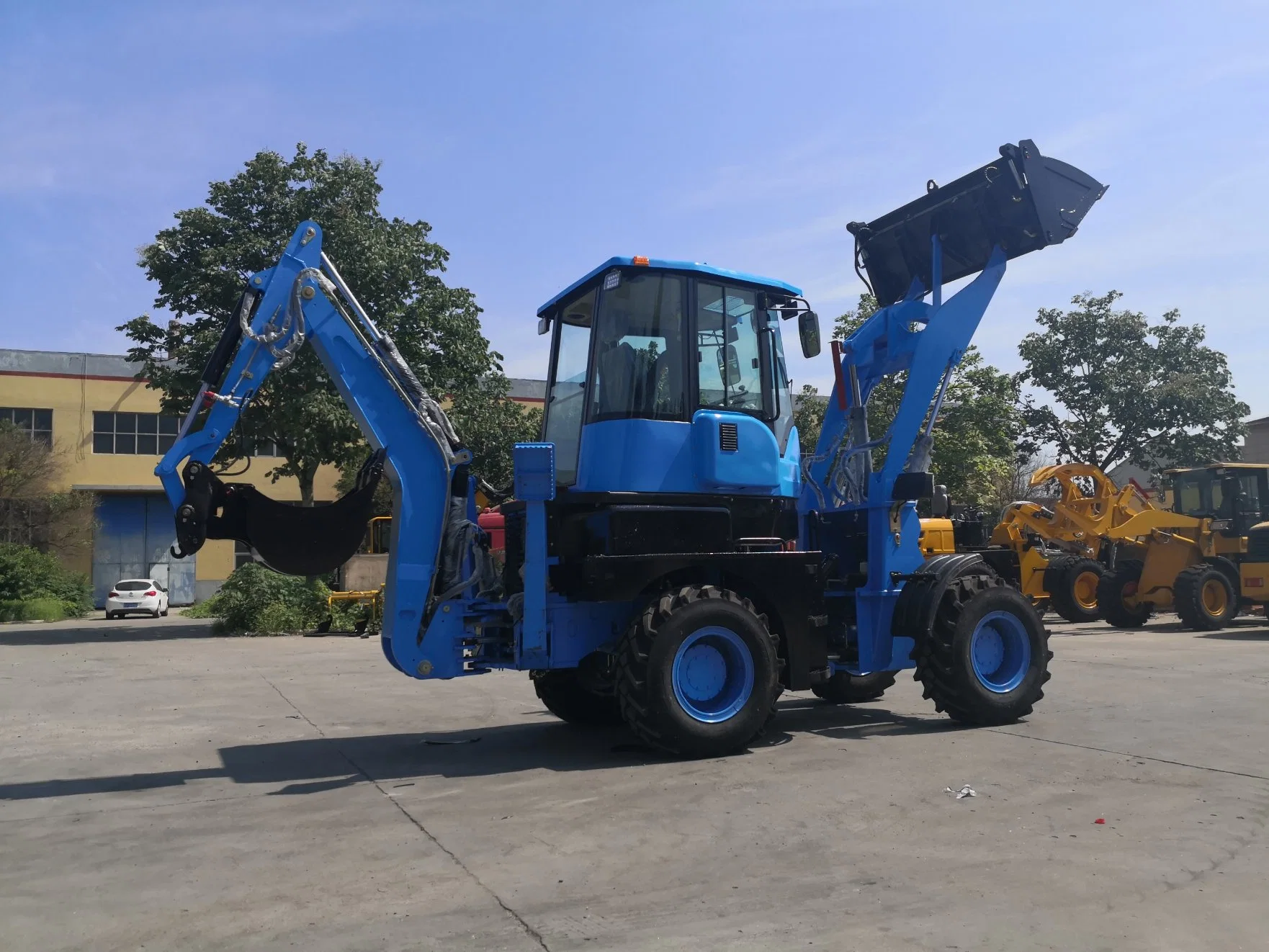 Forload Construction Machines of Backhoe Wheel Loader, Used Road Roller and Motor Grader for Sale