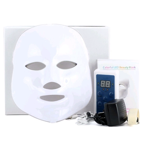 7 CORES PDT LED de fótons Máscara facial Rejuvenescimento da pele a remoção de rugas