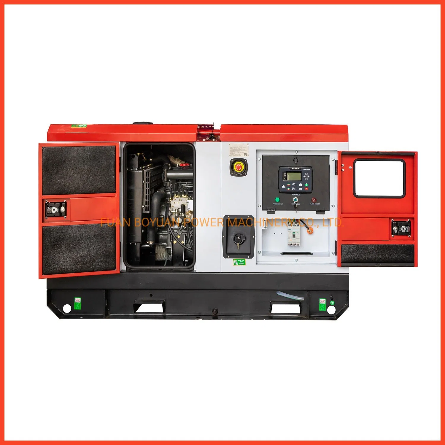 50Hz 85kVA 68kw Fawde Powered Silent Diesel Generator Gensets