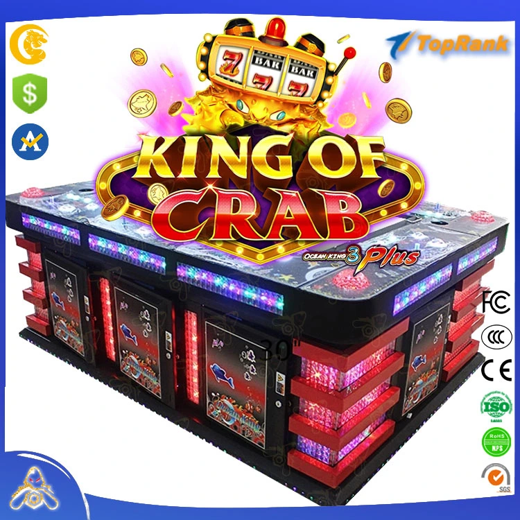 Best Quality 8 Player Coin Operated Fish Game Machine with Bill Acceptor and Printer Ocean King 3 Plus King of Crab