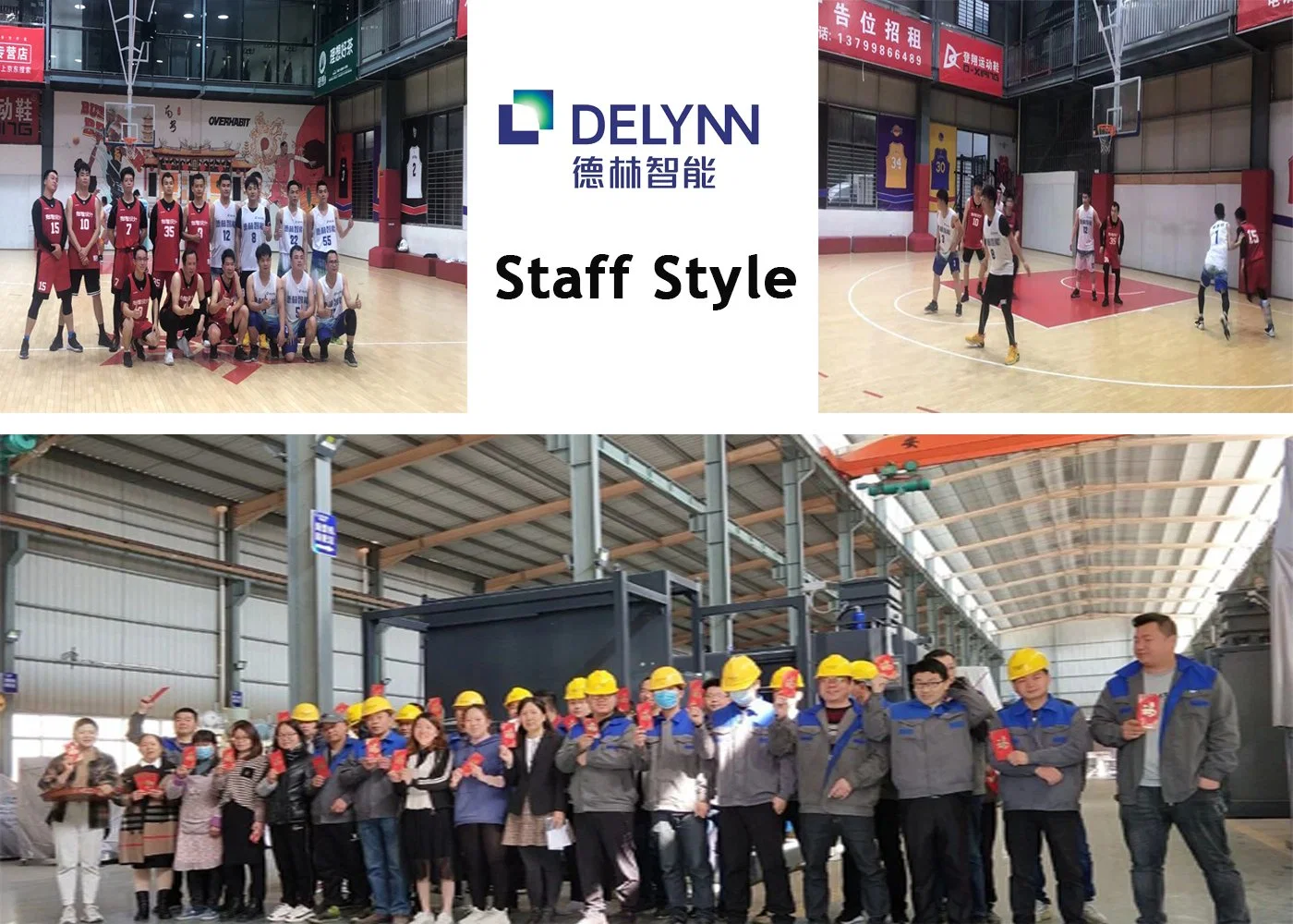 Delynn PLC el paquete de madera 1250*700*1850mm de Quanzhou, China Máquina de núcleo de Shell de arena