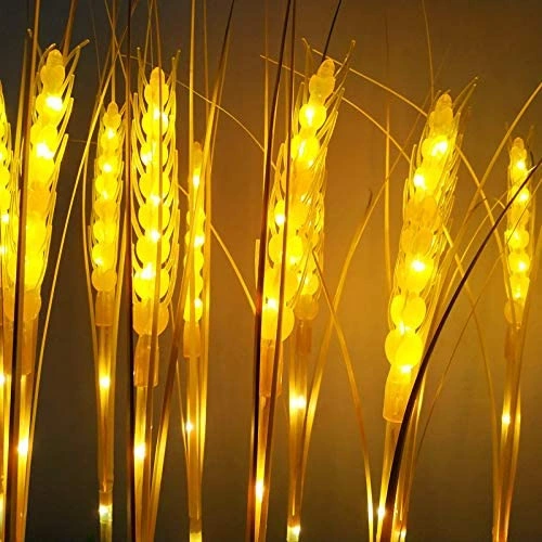 LED Simulated Luminous Wheat Outdoor Waterproof for Garden Landscape Decor