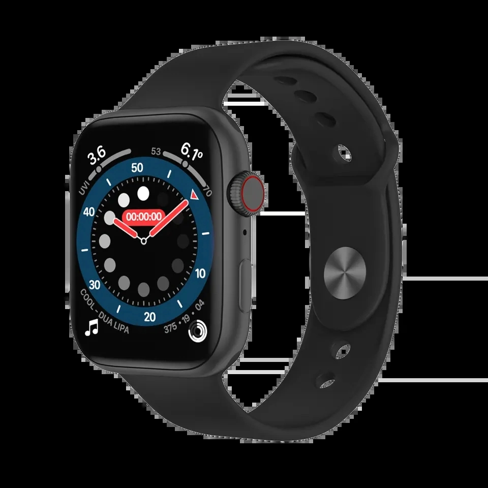 Fk88 2023 Smartwatch de alta qualidade 1.78 Ecrã Full HD Health-Monitoring toque e mais novo Smart Assista Fk88
