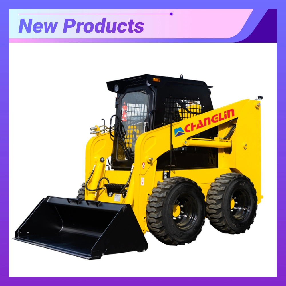 China Changlin Factory Supply New Arrival Mini Skid Steer Loader 75HP with CE