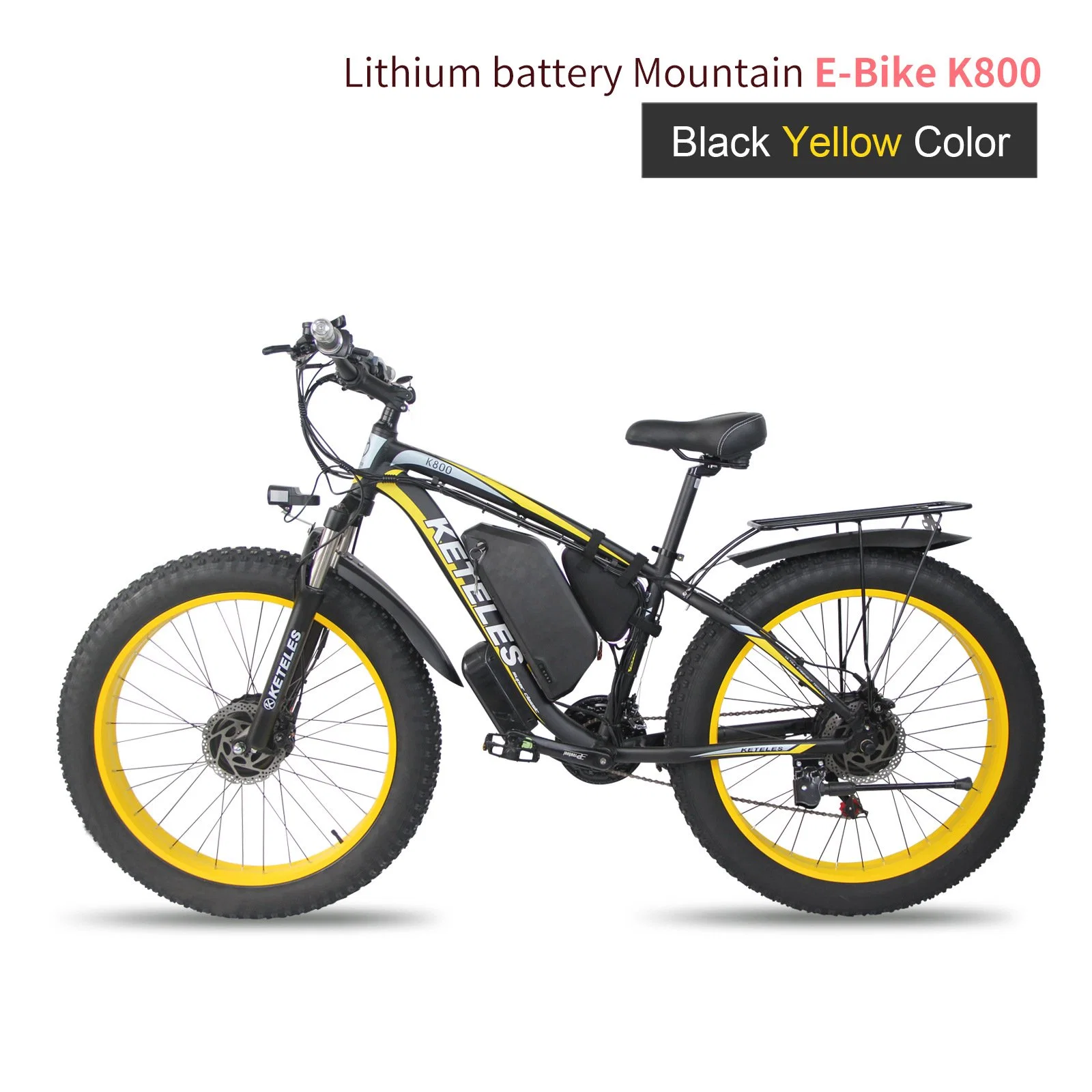 China Warehouse 750W 1000W E Fahrrad Pedal Assist Fat Reifen Elektrisches Mountainbike