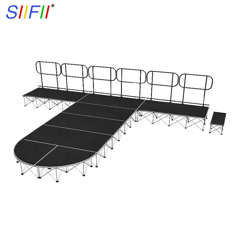 Aluminum Folding Stage Platform Custom Color Platform