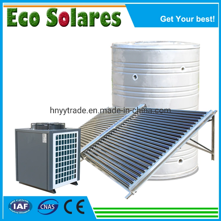 Solar Collector + Luftquelle Wärmepumpe Hybrid Wasser Heizung System