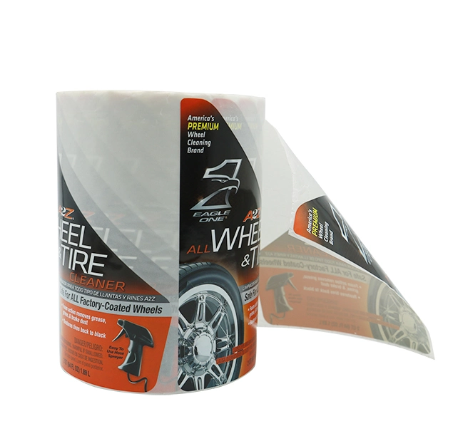 Nouvelle étiquette adhésive personnalisée BOPP/PVC/PET Materials Private Adhesive