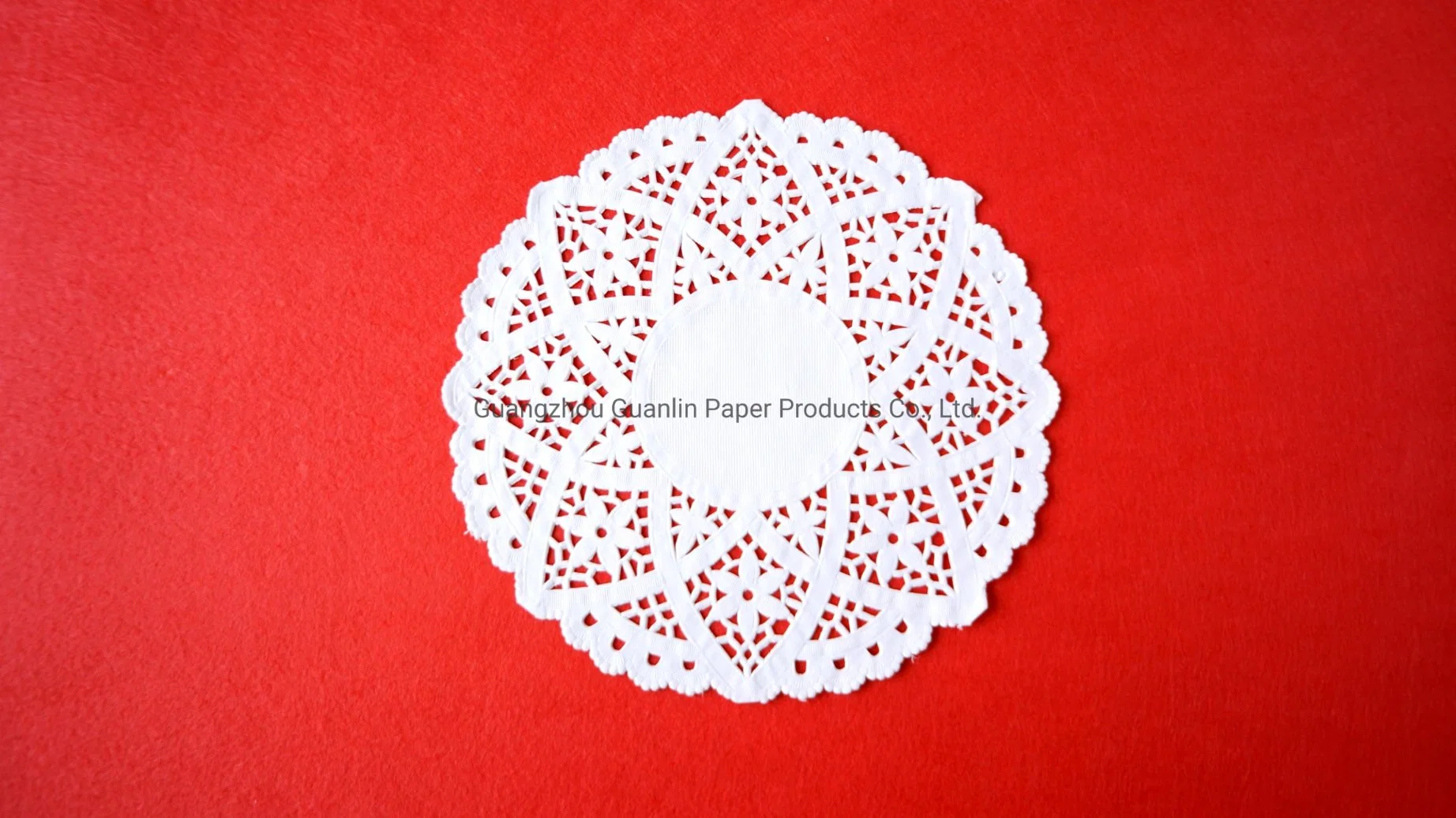 Tapete de papel Doily papel Papel Lace LFGB FDA aprovou Pd-RW01