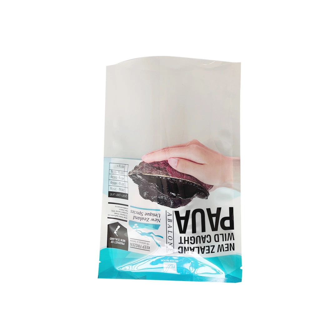 Customize Printing Puncture Resistant Clear/Frost Frozen Food Packaging Vacuum Bag