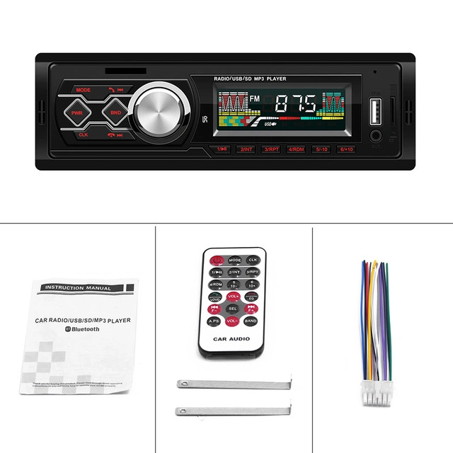 Chear Car Radio with USB, SD, FM and Bluetooth