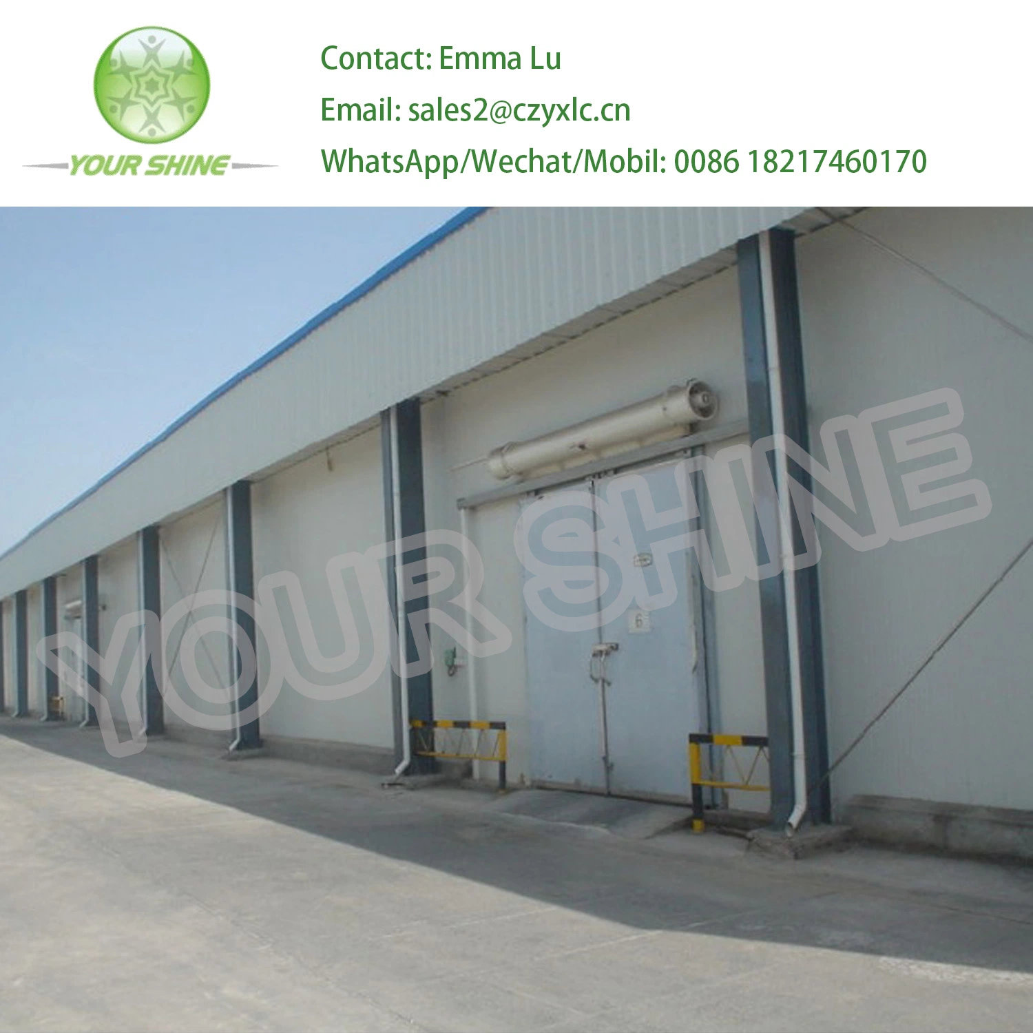 Prefabricated House Steel Building Polyurethane Sandwich Panel for Cold Room