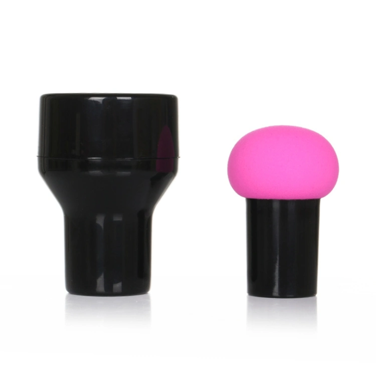 Mini Mushroom Head Foundation Powder Puff Hydrophilic Beauty Egg Bb Cream Latex Free Makeup Sponge Set with Handle