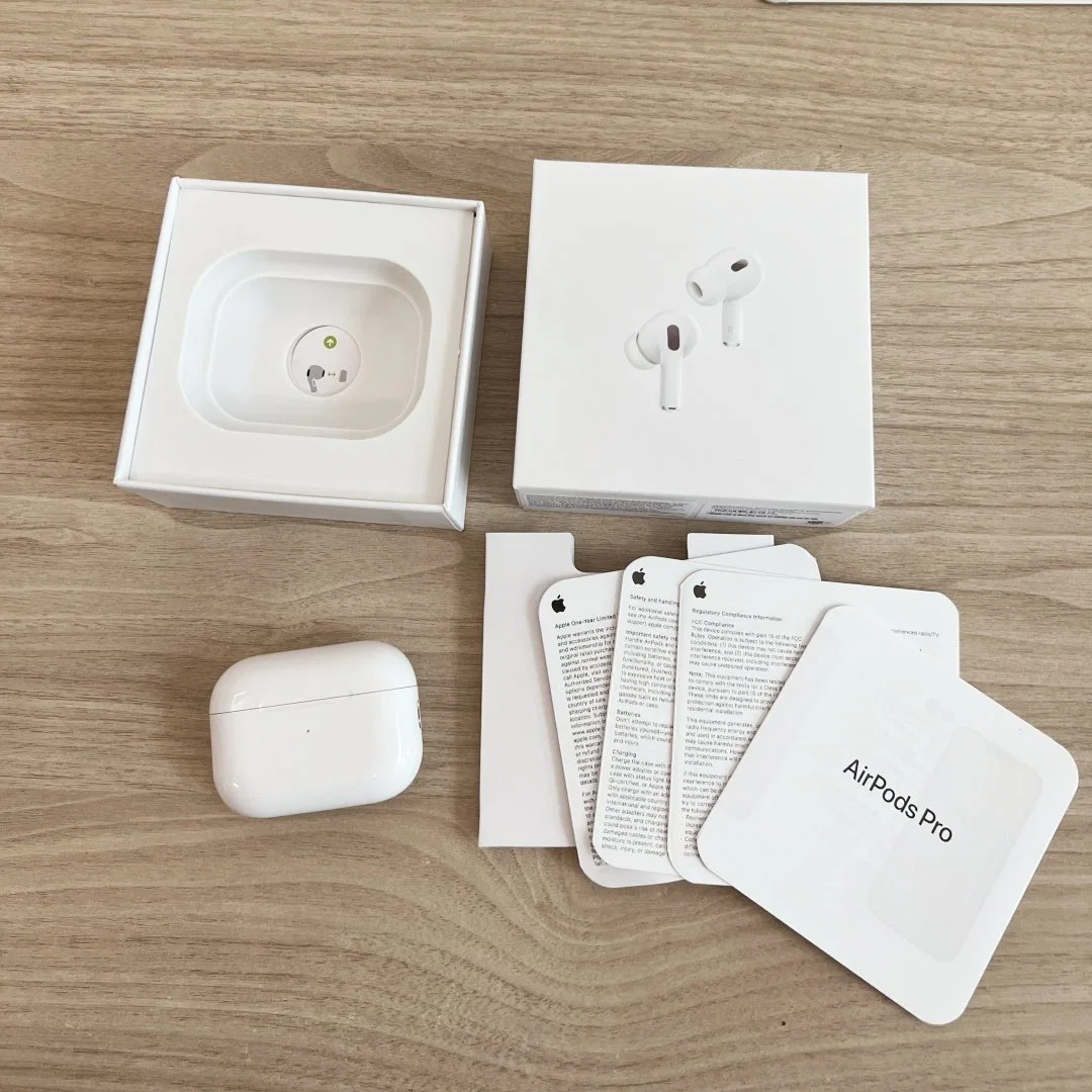 أعلى جودة 1: 1 شعار سماعة رأس أصلية إلغاء التشويش الرقم المسلسل الصحيح Airpods PRO2 3 PRO Max مع