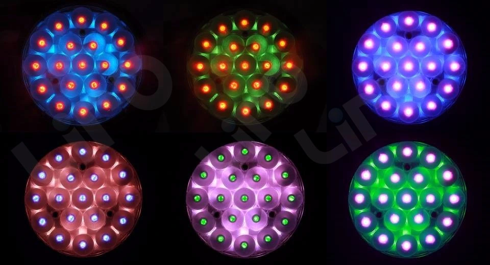 Haz de lavado de LED Aura moviendo la cabeza 19x15W con Eye Candy efecto