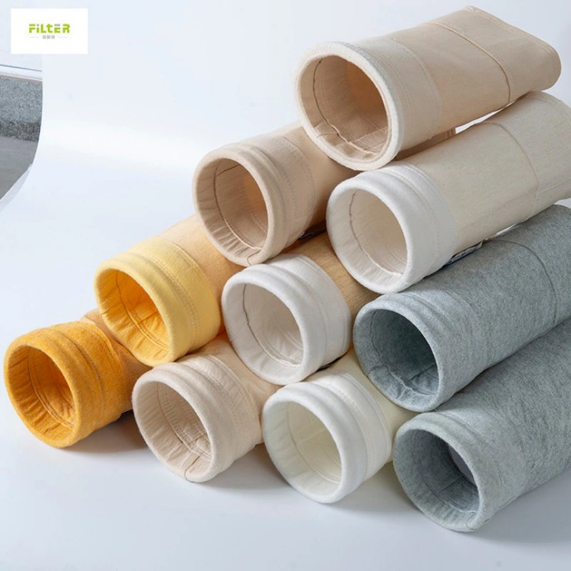 High Temperature Vertical Lifting Non-Woven PPS Filter Socks for Dust Filter