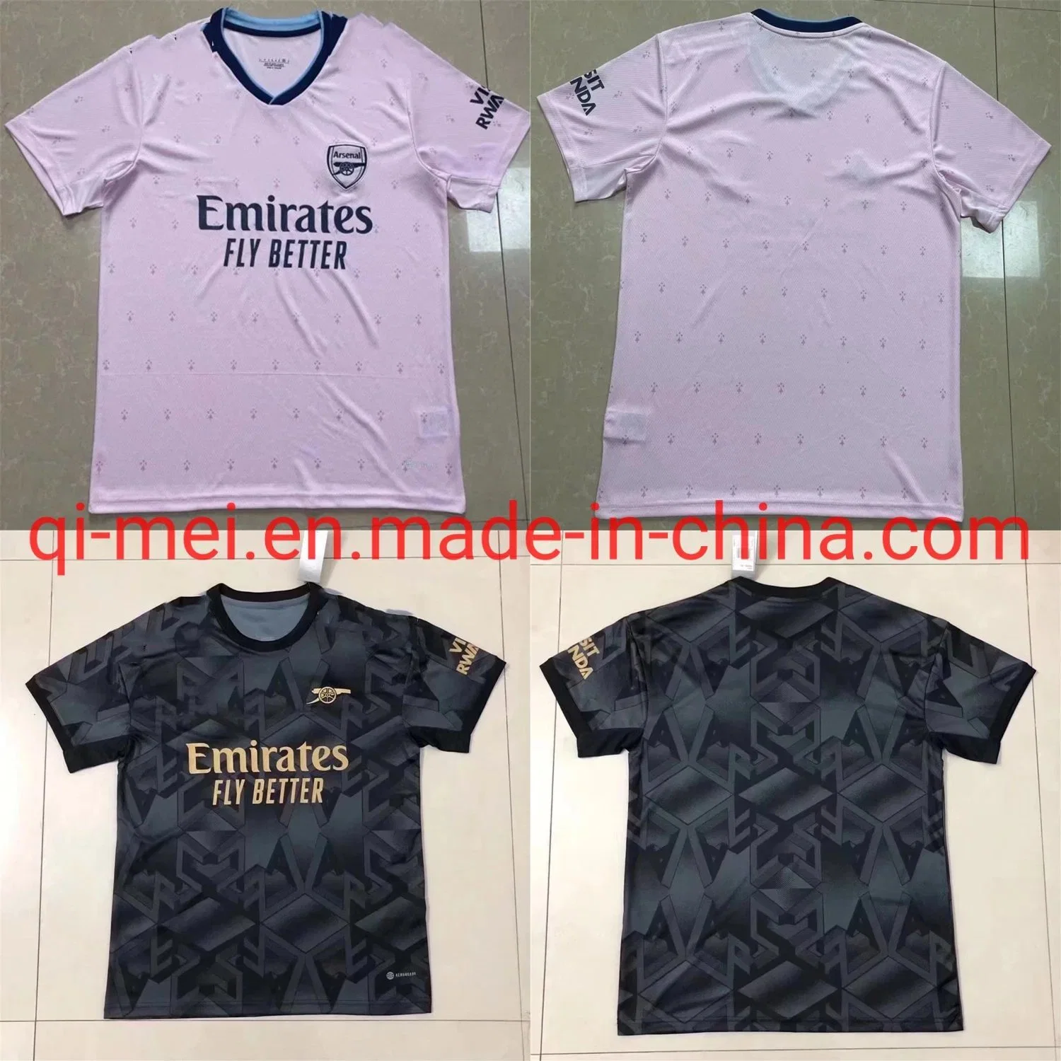 Wholesale 2022/23 Season Ar-Senal Madrid Away Training Soccer Club Football Jerseys