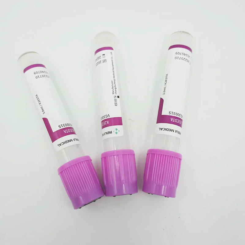 K2EDTA K3EDTA- Pet/Glass Vacuum Blood Collection Tube