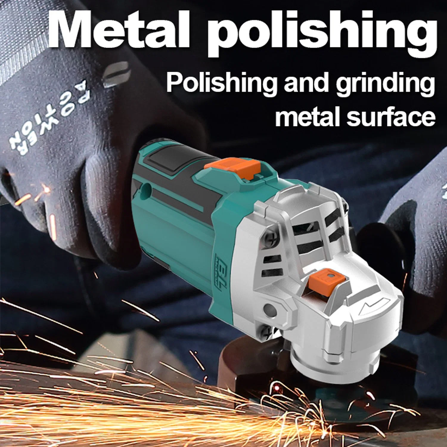 Professional Portable Electric Cordless Burshless 115mm Angle Grinder Angle Grinding Tools