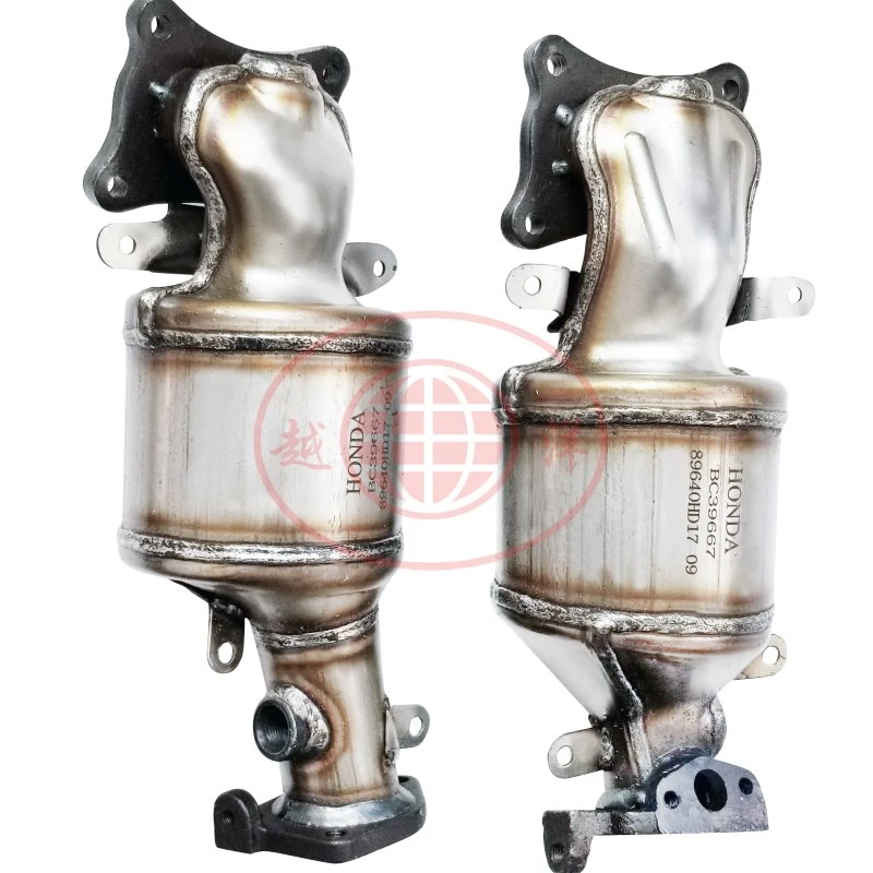 Factory Fit Good Price High quality/High cost performance  Honda Acura 3.5 3.7 Car Catalytic Converter Engine Spare Parts Exhaust System Left and Right Parts