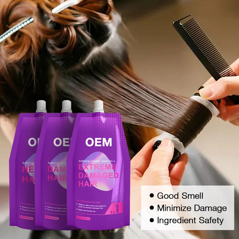 OEM ODM Best Salon Use Hair Perm Lotion e Digital Perm Lotion para Perm. Reta