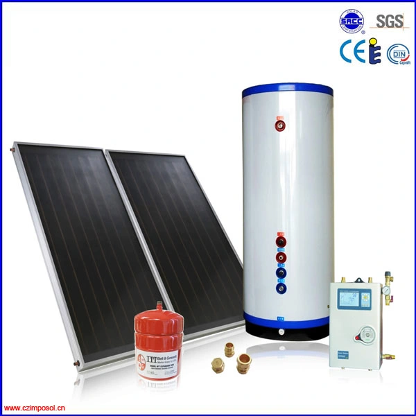 Flat Plate Solar Water Heater System for Home