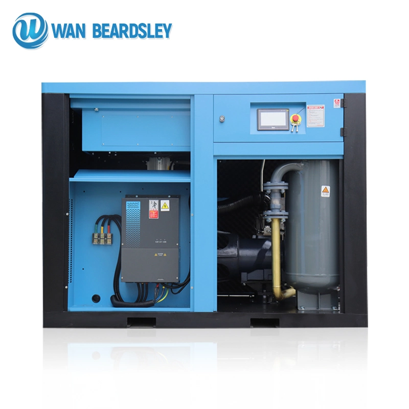 High quality/High cost performance  200HP 160kw Single Stage Oilless Pm VSD Screw Air Compressor Energy Saving 30~50% with CE for Industrial Using, OEM Acceptable