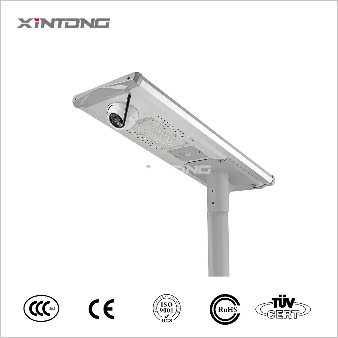 Solar LED Street Light with Lithium Battery E40 LED Street Light