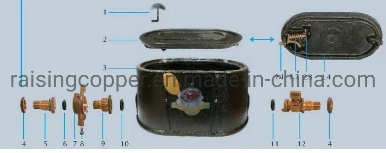 Bronze Nipple for Water Meter