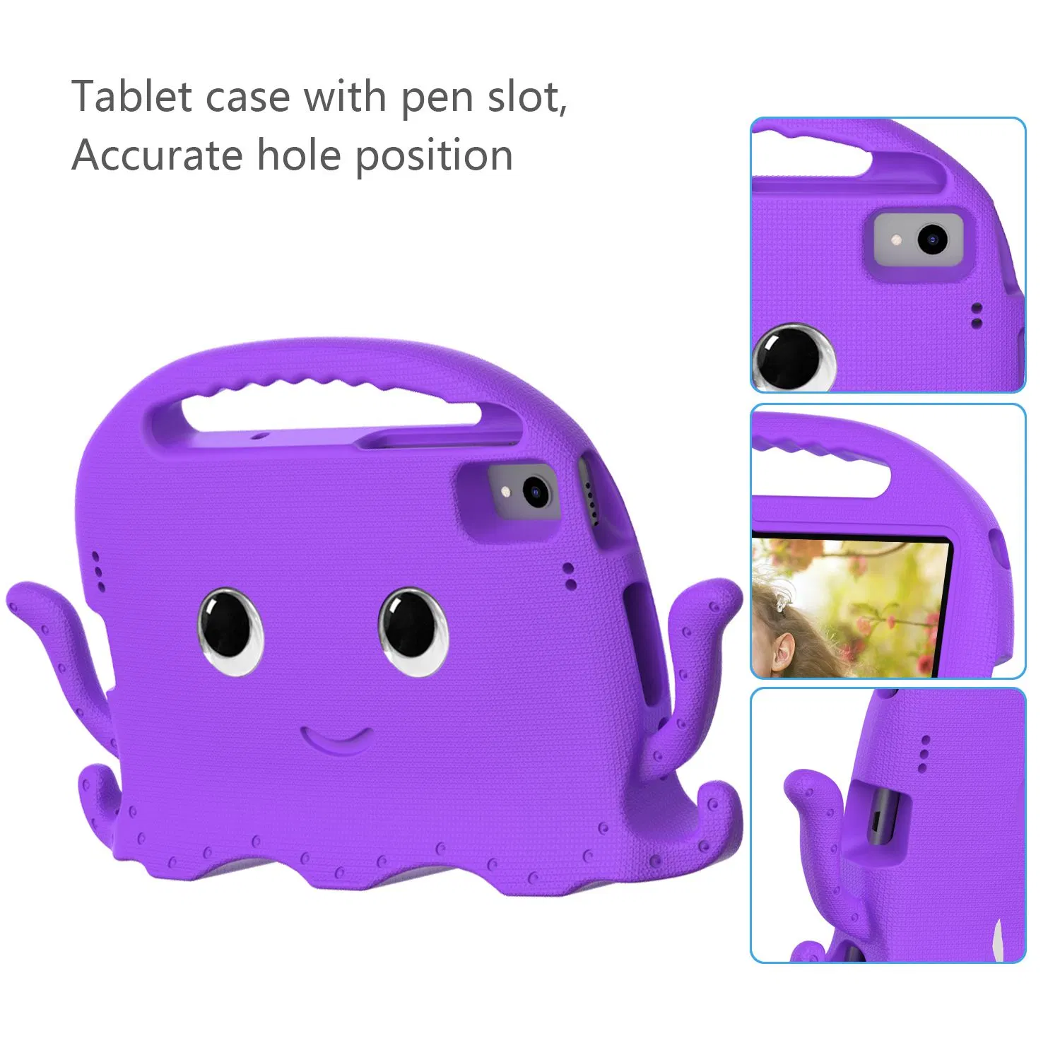 Octopus EVA Drop Protection Waterproof Stand Tablet Shell for Samsung Tab A7 Lite 8.7" T220 T225