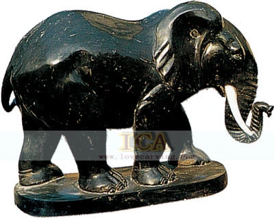 Factory Direct Sale Garden Marble Stone Animal Elephant Carving