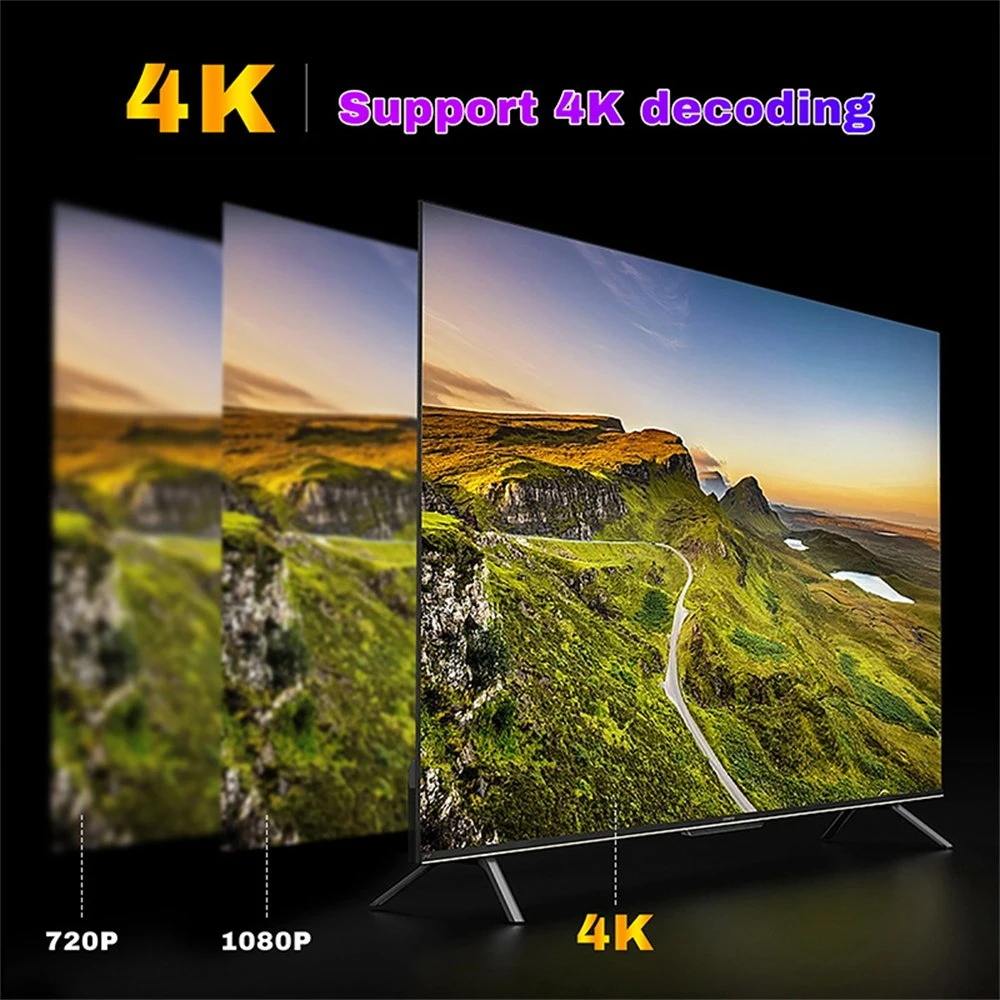 Smart TV 4K KD Box H96 Max IPTV Android Set Fornecedor superior