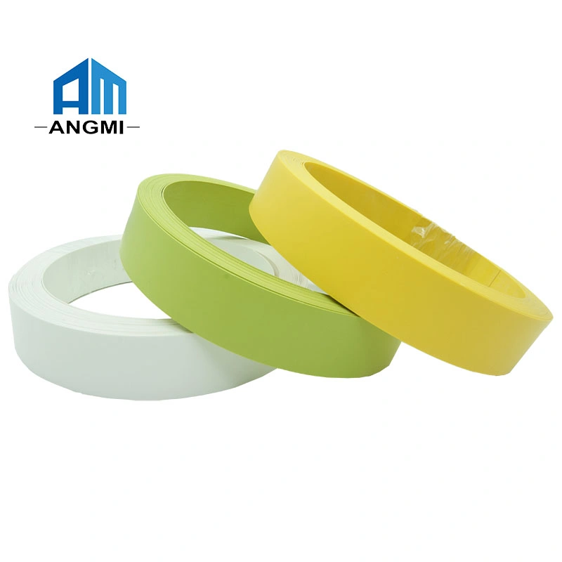 PVC Edge Banding High Glossy/Embossed/Matt/Textured Furniture Parts Customize Plastic PVC Banding Tape Edge for Furniture and Wood Machine